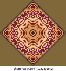 mandala design elements. Wedding invitation, thank you card, save card, baby shower. Vector illustration