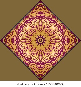 mandala design elements. Wedding invitation, thank you card, save card, baby shower. Vector illustration