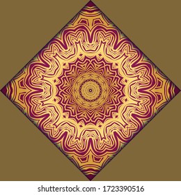 mandala design elements. Wedding invitation, thank you card, save card, baby shower. Vector illustration