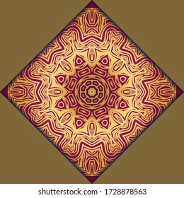 mandala Designelemente. Einladung Hochzeit, danke Karte, sparen Karte, Baby Dusche. Vektor-Abbildung