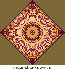 mandala Designelemente. Einladung Hochzeit, danke Karte, sparen Karte, Baby Dusche. Vektor-Abbildung