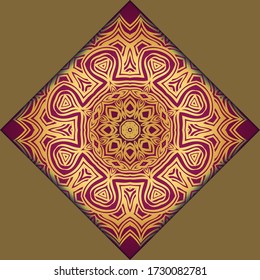 mandala Designelemente. Einladung Hochzeit, danke Karte, sparen Karte, Baby Dusche. Vektor-Abbildung