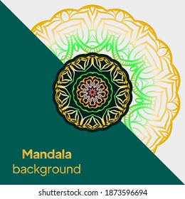mandala Design Elemente. Einladung Hochzeit, danke Karte, Karte speichern. Vektorgrafik