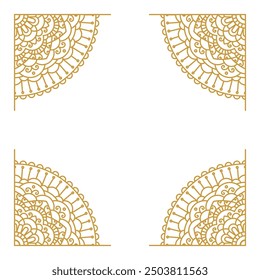 Mandala Design Element Collection Set