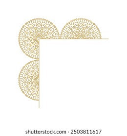 Conjunto de Colección de elementos de diseño de mandala