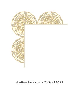 Conjunto de Colección de elementos de diseño de mandala