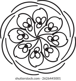 Mandala design Eps 10 archivo