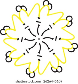 Mandala design Eps 10 file