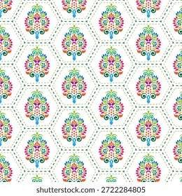 Diseño de mandala con patrones geométricos simétricos y Elementos florales. Perfecto para el arte de la pared, tatuajes, libros para colorear, decoración de yoga, espacios de meditación y proyectos de diseño digital. Ideal para los amantes del arte espiritual, boho y consciente.