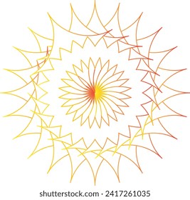 archivo de diseño mandala eps 10