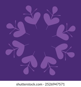 Mandala design. Floral mandala indian vector illustration on purple background, hand drawn indian traditional and cultural vector. Mandala Pattern Designs for wallpapers, mosaic, fabric and background