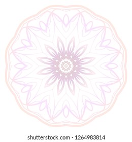 Mandala. for design, greeting card, invitation, coloring book. Arabic, Indian, motifs. Vector illustration