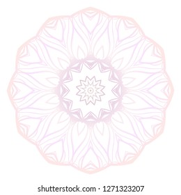 Mandala. for design, greeting card, invitation, coloring book. Arabic, Indian, motifs. Vector illustration