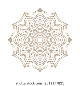 Design Mandala, Desenho à Mão Vetor Arte Ilustração