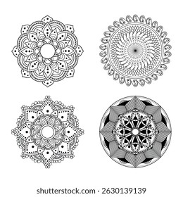 Projeto Mandala. Mandala para hena, mehendi, tatuagem, elementos decorativos étnicos ornamentais, padrões orientais. Mandala dourada espiritual	