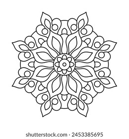 mandala design for henna design, yoga logo, tattoo design
