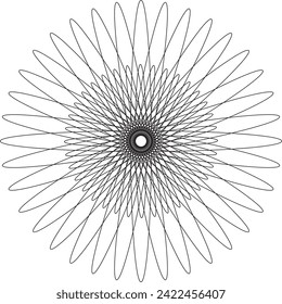 archivo de pasos de icono de diseño de mandala