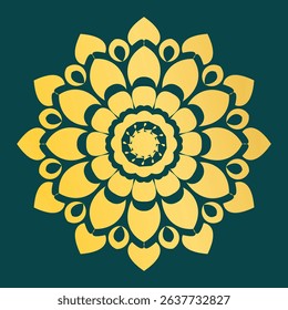 Mandala Design Idea With Intricate Artistic Pattern And Creative Decorative Style