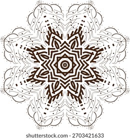 Its a mandala design. Its for a illustration.