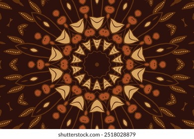 ilustração de design mandala para fundo