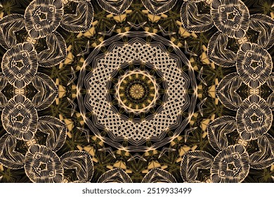 ilustração de design mandala para fundo