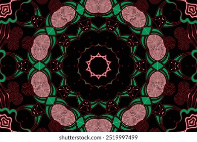 ilustração de design mandala para fundo