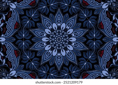 Mandala-Design-Illustration für Hintergrund
