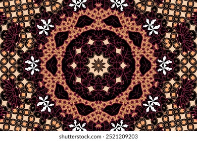 ilustração de design mandala para fundo
