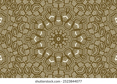 Ilustración de diseño de mandala para el fondo