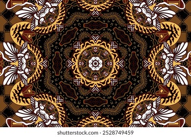 Mandala-Design-Illustration für Hintergrund