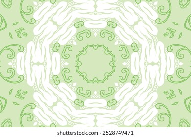 Ilustración de diseño de mandala para el fondo