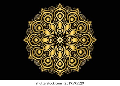 Mandala Design, Ilustração, pode ser usado como fundo ou arte de parede, se você gosta