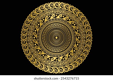 Mandala design illustration, can be used in background of card or wall art