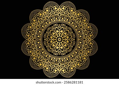MANDALA Design, Illustration can be used in background, art work, color, textile, graphic