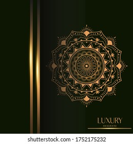 Mandala design invitation card and ethnic design part 4. Vector Illustration. Luxury mandala background, decorative background with an elegant mandala design. 