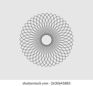 Layout de design Mandala. Design de mandala floral criativo.