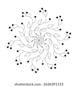 mandala design ,line design for background