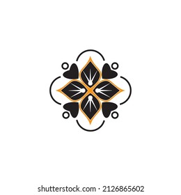 diseño de mandala logo ilustración ilustración adorno vectorial