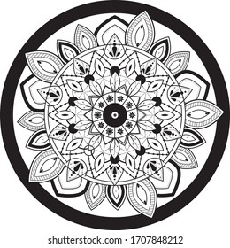 Diseño Mandala, oriental, arte creativo, objeto de cajón, afiche