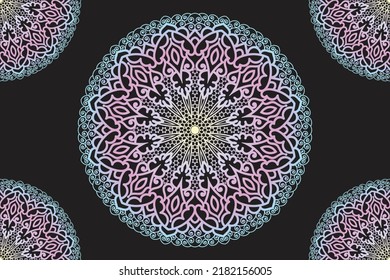 Mandala design. Ornamental round pattern design.