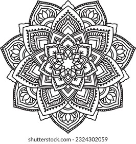 Mandala Design Pattern Illustration Printable