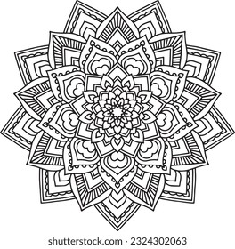 Mandala Design Pattern Illustration Printable