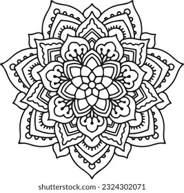 Mandala Design Pattern Illustration Printable