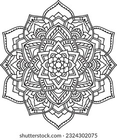 Mandala Design Pattern Illustration Printable