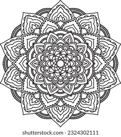 Mandala Design Pattern Illustration Printable