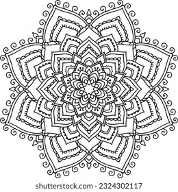 Mandala Design Pattern Illustration Printable