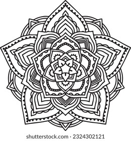 Mandala Design Pattern Illustration Printable