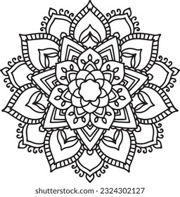 Mandala Design Pattern Illustration Printable