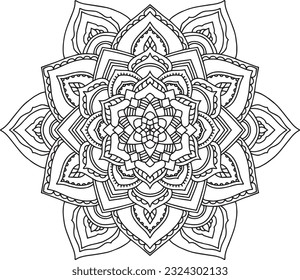 Mandala Design Pattern Illustration Printable