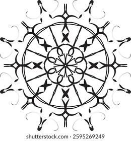 Mandala design pattern used to different type background
